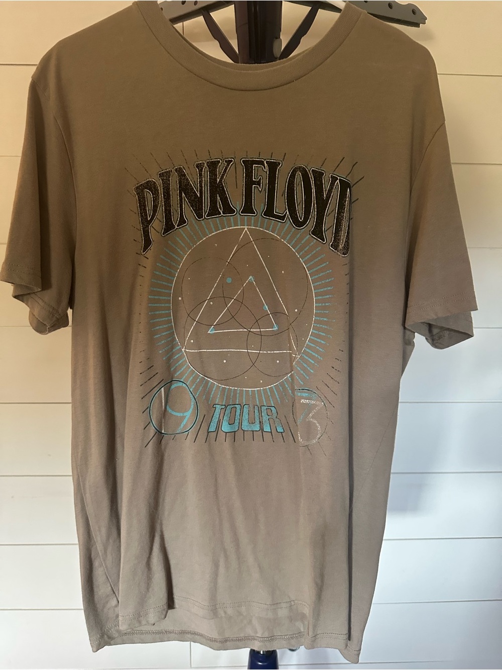 #65 Pink Floyd Men's Tour Graphic T-Shirt - Taupe